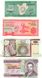 Burundi set of 6 banknotes 1995-2011 UNC