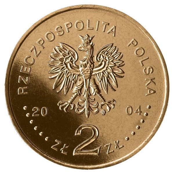 Poland 2 zloty 2004 "History of the Polish zloty - 1 zloty 1924" F-VF (Y # 479)