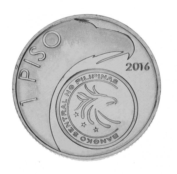 Coin Philippines 1 peso 2016 UNC Isidro Torres