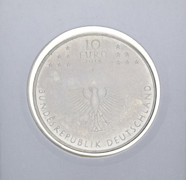 Coin Germany 10 euro 2014 "600 years of the Cathedral of Constance" UNC (KM # 331)
