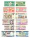 Burundi set of 6 banknotes 1995-2011 UNC