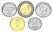 Coins set Uganda set of 5 coins 2012-2019 UNC 50, 100, 200, 500, 1000 shillings