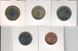 Jordan set of 5 coins 2009-2012 AU-UNC 1 kirsch, 5, 10 piastres, 1/4, 1/2 dinars