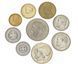Coins set Greece set of 9 coins 1976-1980 UNC 10, 20, 50 lepta 1, 2, 5, 10, 20, 50 drachma