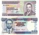 Burundi set of 6 banknotes 1995-2011 UNC