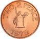 Coin Guernsey 2 pence 1979 AU-UNC