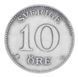 Монета Швеція 10 ере 1929 Срібло F-VF (Ag 400, 1,45 г) М19898 фото 1