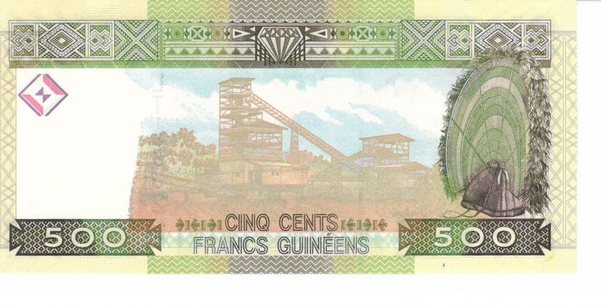 Guinea 500 francs 1960 UNC