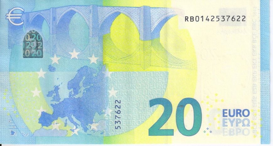 Germany 20 Euro 2015 RB R010 UNC