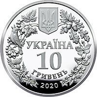 Coin Ukraine 10 hryvnia 2020 Silver Proof Scoop luxury