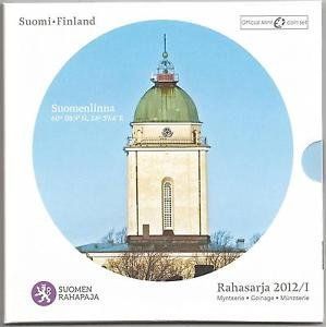 Фінляндія набір монет євро 2012 UNC (8 штук) М04339 фото