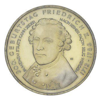 Монета Німеччина 10 євро 2012 UNC Фрідріх ІІ М04942 фото