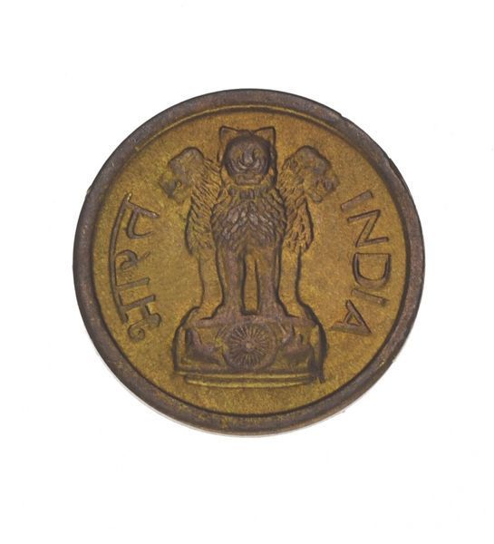 India 1 pice 1964 F-VF