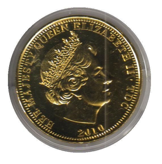 Tristan da Cunha 1 krone 2010 Carter Order UNC
