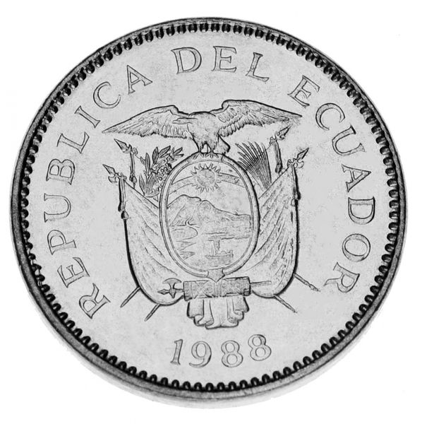 Ecuador 50 centavos 1988 UNC