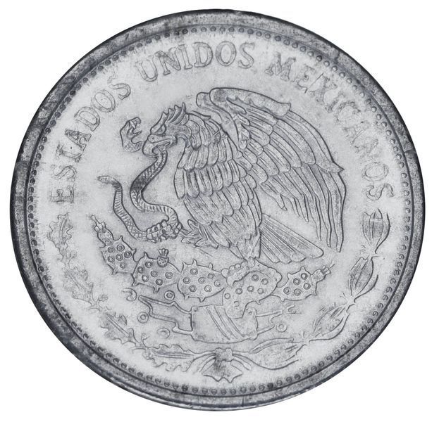 Coin Mexico 50 pesos 1988 F-VF