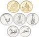 Нагорный Карабах набор из 7 монет 2004 UNC 50, 50 лума, 1, 1, 1, 5, 5 драм М01918 фото 1