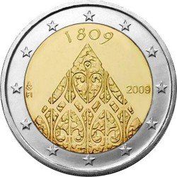 Фінляндія 2 Євро-2009 «200 років автономної Фінляндії» UNC (KM#149) М00263 фото