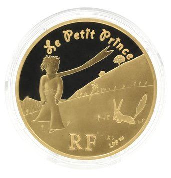 Золотая монета Франции 20 евро 2007 Proof Маленький принц (Au 920, 17 грамм) М23509 фото