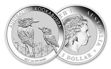 Australia 1 dollar 2017 Australian Kookaburra UNC Silver