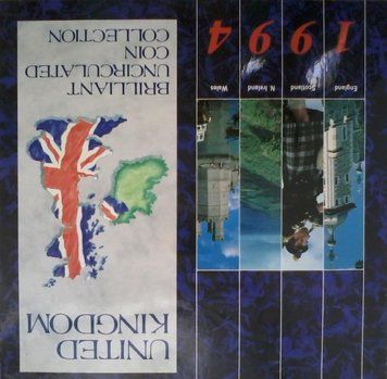 Великобританія набір з 8 монет 1994 UNC М02831 фото