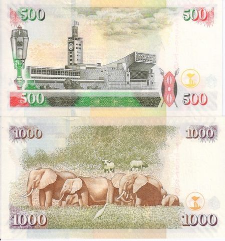 Кенія набір з 5 банкнот 2006-2010 UNC Б03510 фото