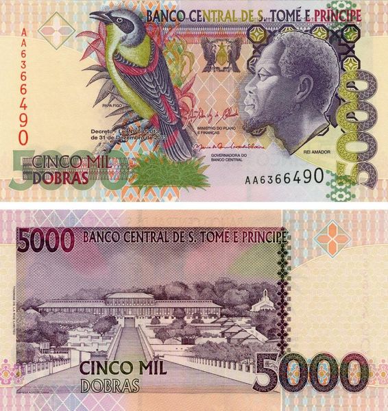 Sao Tome and Principe 5000 dobras 2013 UNC (P65d)