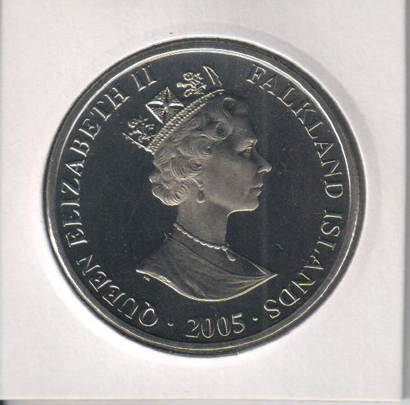 Falkland Islands 1 crown 2005 UNC