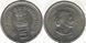 India 50 pais 1985 VF (KM # 67.1)