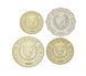 Набір монет Кіпр набір з 4 монет 1983-1996 UNC 0,5, 1, 2, 5 центів М15823 фото 2