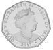 Остров Мэн 50 пенсов 2017 UNC Голова козла М13917 фото 2