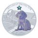 Coin Fiji 2 Dollars 2013 Silver Proof Dog - Weimaraner (Ag 999, oz, 31.1 grams)