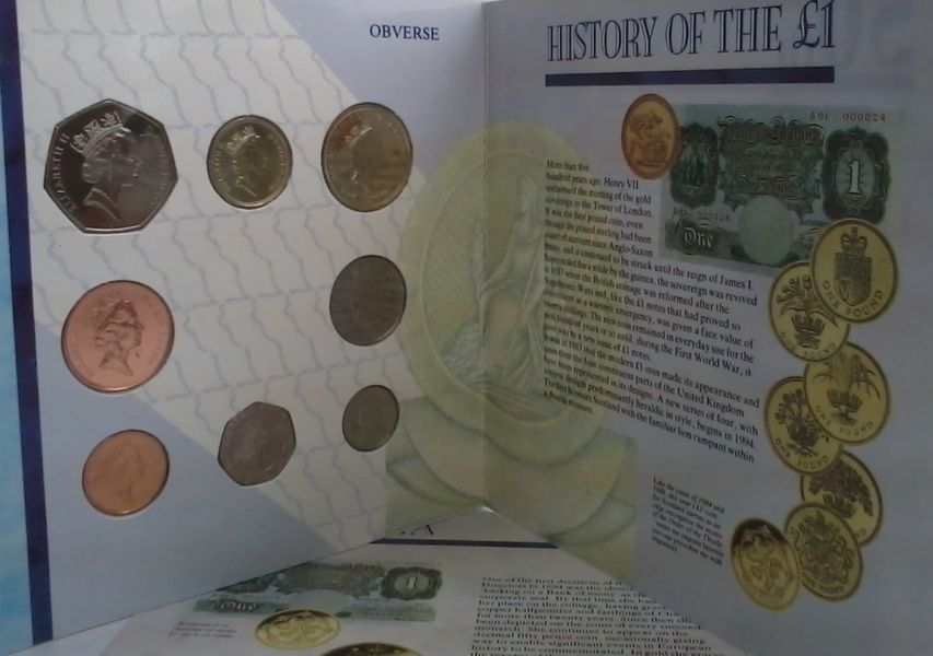 Великобританія набір з 8 монет 1994 UNC М02831 фото