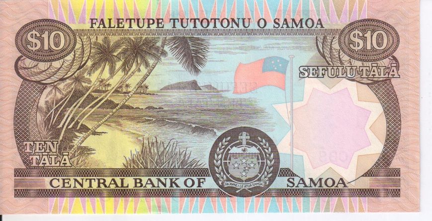 Samoa 10 Tala 2002 UNC (P34)