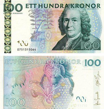 Banknote Sweden 100 CZK 2000 UNC (P57)