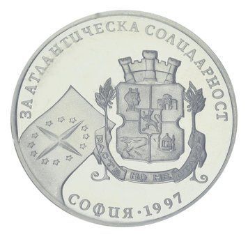 Монета Болгарія 500 левів 1994 UNC NATO НАТО М20858 фото