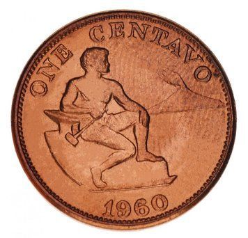 Филиппины 1 сентаво 1960 VF-AU М14236 фото