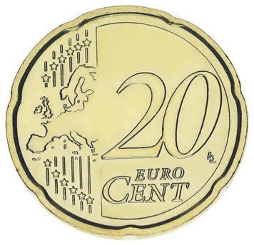 Монета Німеччина 20 євроцентів 2022 UNC G М18345 фото