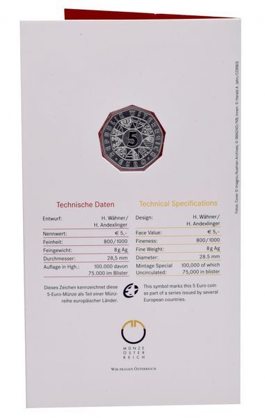 Coin Austria 5 Euro 2007 Silver UNC Universal Suffrage Souvenir