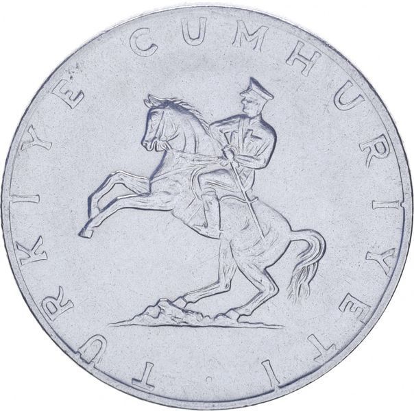 Монета Турция 5 лир 1976 UNC М10222 фото