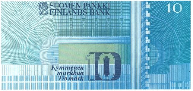 Finland 10 mark 1986 UNC (P113)