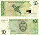 Banknote Netherlands Antilles 10 guilders 2014 UNC Bird - Hummingbird (P28g)