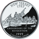 Монета США 25 центів (квотер) 1999 P &laquo;Штати і території - Нью-Джерсі&raquo; UNC (KM#295) М01422 фото 1