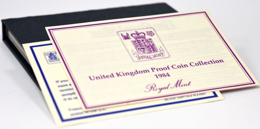 Великобритания набор из 9 монет 1984 Proof М02832 фото